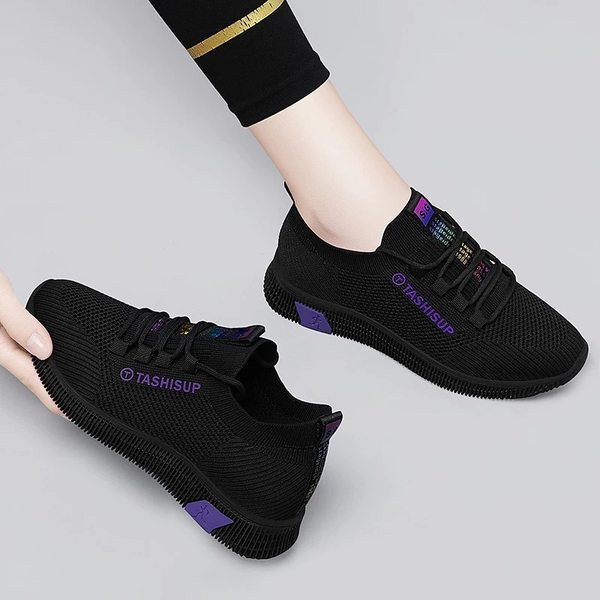 Casual υφασμάτινα αθλητικά παπούτσια για γυναίκες με κορδόνια