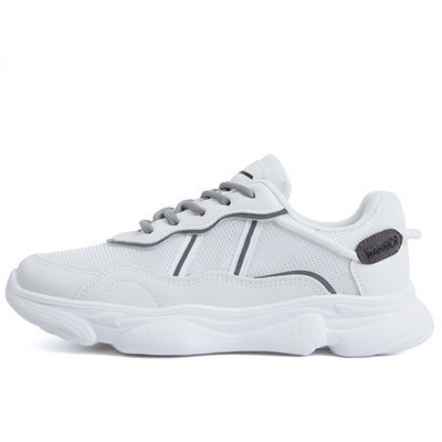 Γυναικεία αθλητικά παπούτσια με ρίγες στο πλάι και επιγραφή