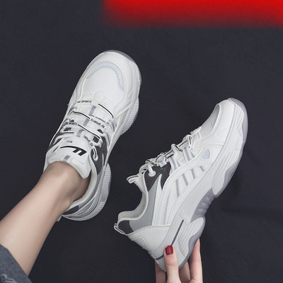 Tenisi dama de primavara cu plasa si sireturi