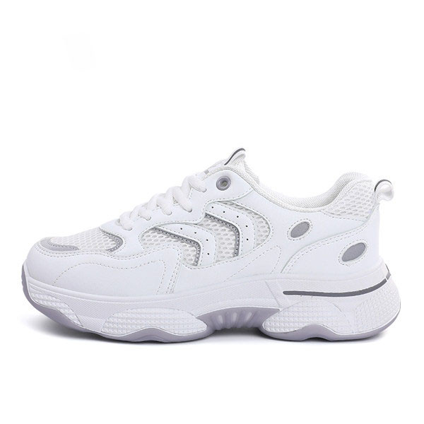 Tenisi dama de primavara cu plasa si sireturi