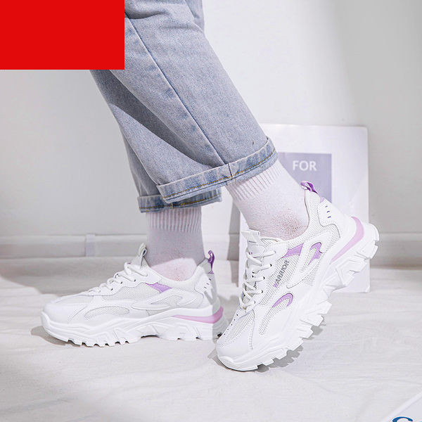 Model nou de adidași sport cu talpă aspră și șireturi - mai multe culori