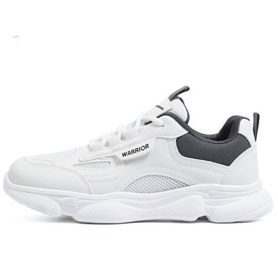 Tenisi dama din piele ecologica cu sireturi