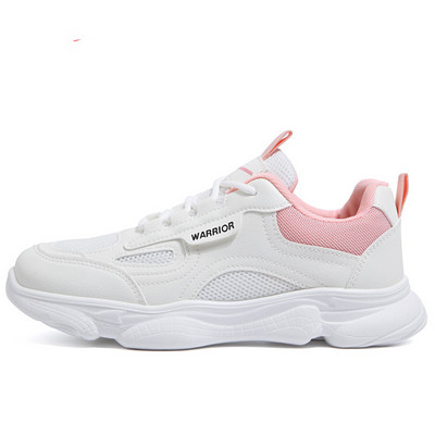 Tenisi dama din piele ecologica cu sireturi