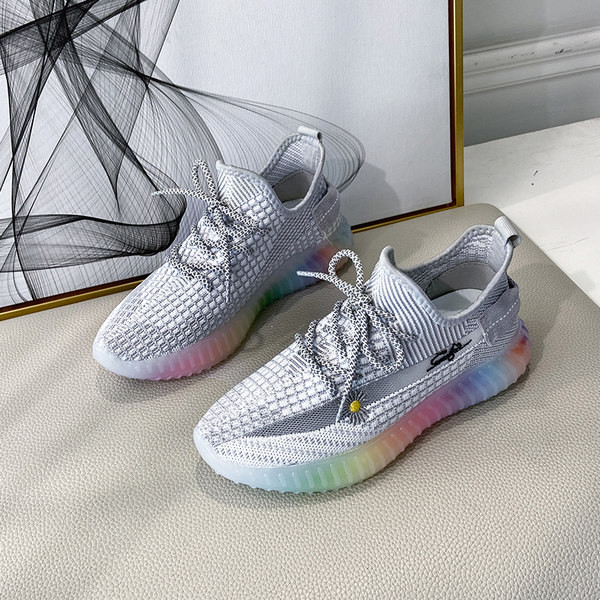 Tenisi dama din material textil cu talpa colorata