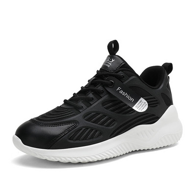 Γυναικεία μοντέρνα αθλητικά παπούτσια με κορδόνια και επίπεδη σόλα