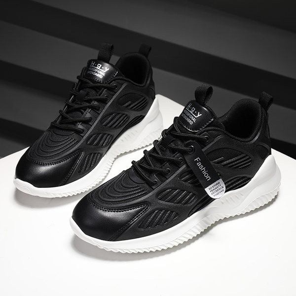 Γυναικεία μοντέρνα αθλητικά παπούτσια με κορδόνια και επίπεδη σόλα