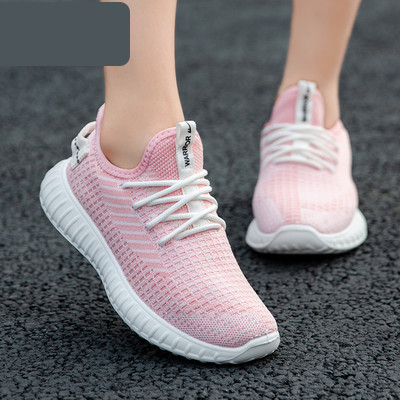 Γυναικεία αθλητικά αναπνεύσιμα παπούτσια με κορδόνια 