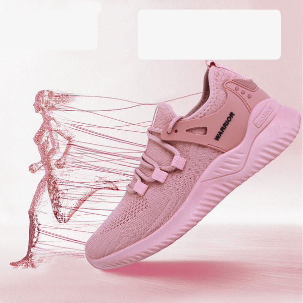 Γυναικεία αθλητικά αναπνεύσιμα παπούτσια με κορδόνια 