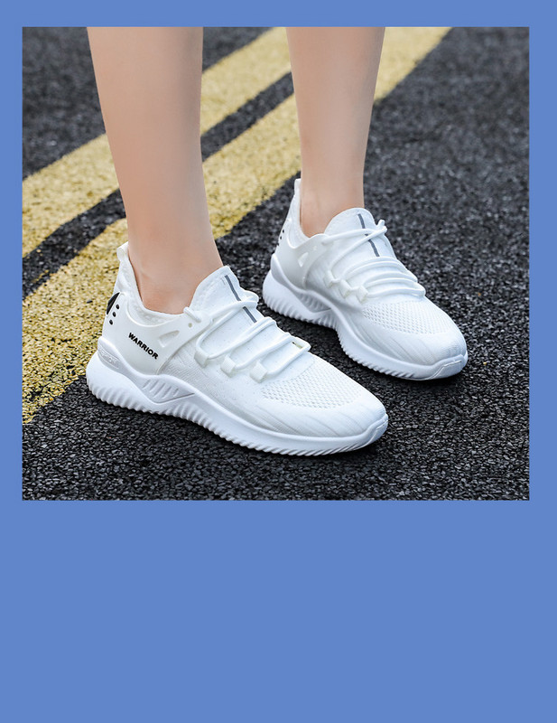 Γυναικεία αθλητικά αναπνεύσιμα παπούτσια με κορδόνια 