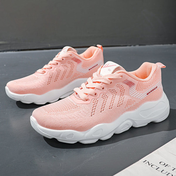 Νέο μοντέλο γυναικεία αναπνεύσιμα αθλητικά παπούτσια με δίχτυα και κορδόνια