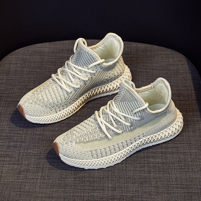 Tenisi dama din material textil cu sireturi