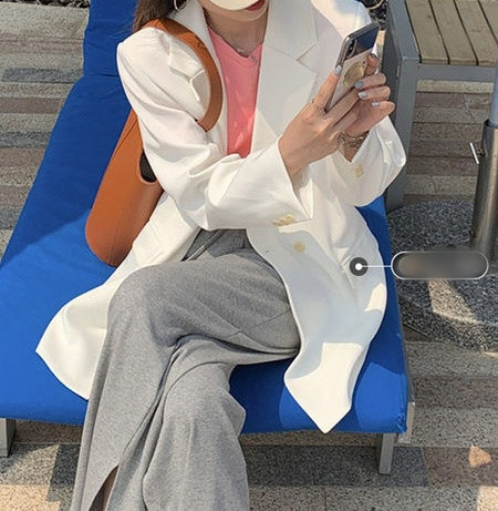 Geaca de dama moderna model lung cu maneci lungi