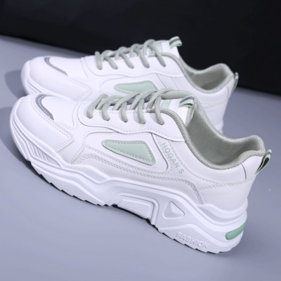 Tenisi dama din piele ecologica si sireturi