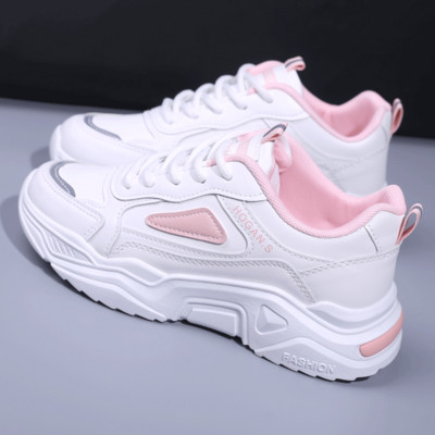 Tenisi dama din piele ecologica si sireturi