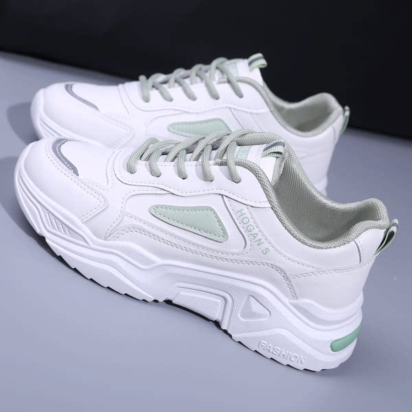 Tenisi dama din piele ecologica si sireturi