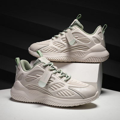 Pantofi sport de dama respirabili cu sireturi si inscriptionare