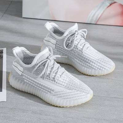 Tenisi de dama textile cu sireturi pentru zi cu zi si sport