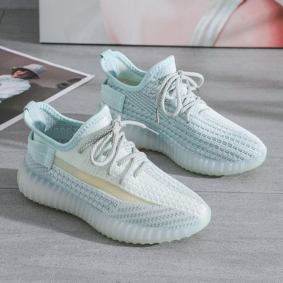 Tenisi de dama textile cu sireturi pentru zi cu zi si sport