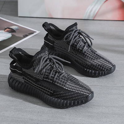 Tenisi de dama textile cu sireturi pentru zi cu zi si sport