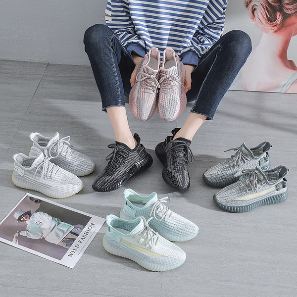 Tenisi de dama textile cu sireturi pentru zi cu zi si sport