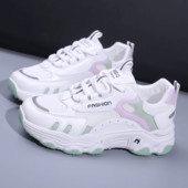 Αναπνεύσιμα γυναικεία αθλητικά παπούτσια με πλατφόρμα 4 cm και επίπεδη σόλα