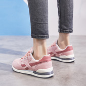 Νέο μοντέλο γυναικεία αθλητικά παπούτσια με επίπεδη σόλα και κορδόνια σε διάφορα χρώματα