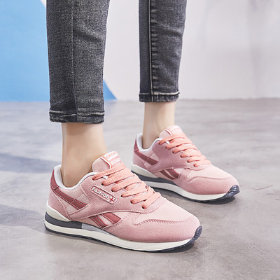 Νέο μοντέλο γυναικεία αθλητικά παπούτσια με επίπεδη σόλα και κορδόνια σε διάφορα χρώματα