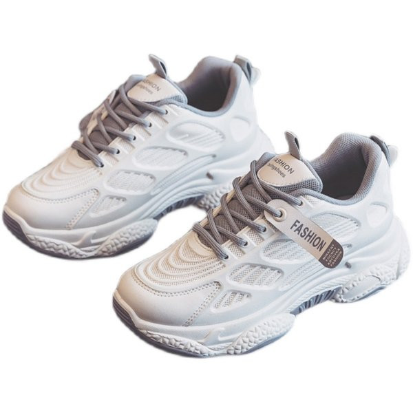 Νέο μοντέλο γυναικεία αθλητικά παπούτσια με κορδόνια και τραχιά σόλα σε διάφορα χρώματα
