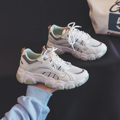 Jauns sieviešu kedu modelis ar šņorēm un rupju zoli divās krāsās