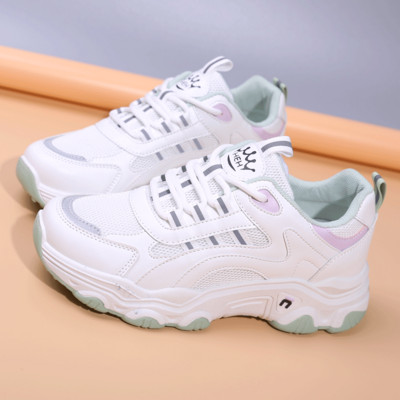 Αναπνεύσιμα γυναικεία αθλητικά παπούτσια με πλατφόρμα 4 cm