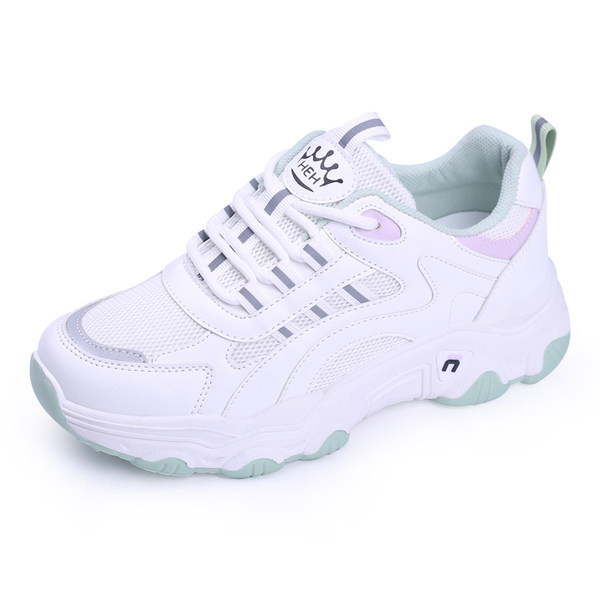 Αναπνεύσιμα γυναικεία αθλητικά παπούτσια με πλατφόρμα 4 cm