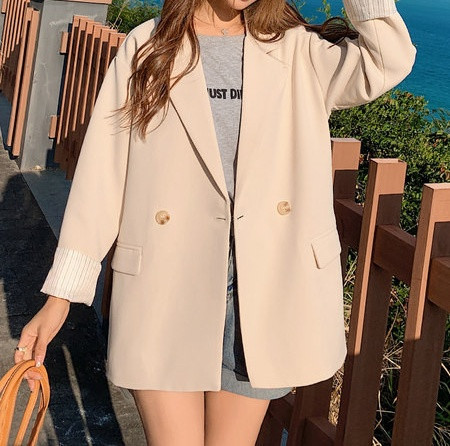 Geaca lunga dama eleganta model lat cu nasturi