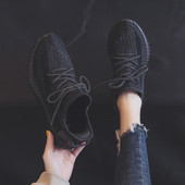 Νέο μοντέλο γυναικεία υφασμάτινα παπύτσια  με κορδόνια και επίπεδη σόλα