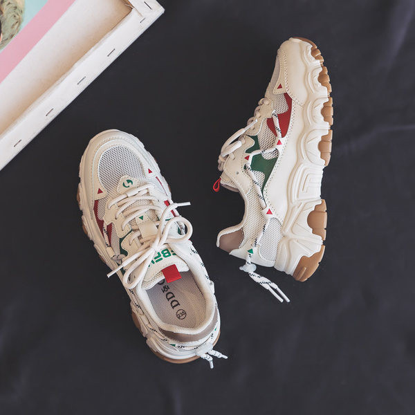 Tenisi casual dama cu sireturi si talpa aspra - trei culori