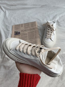 Γυναικεία casual αθλητικά παπούτσια με κορδόνια - σε δύο χρώματα