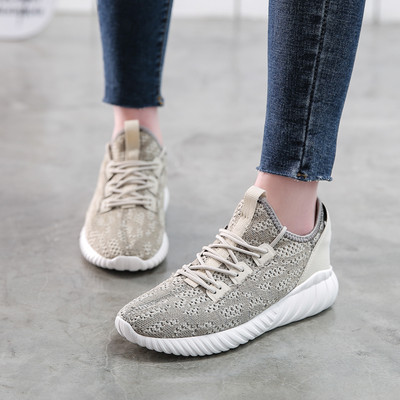 Casual γυναικεία αθλητικά παπούτσια με κορδόνια και επίπεδη σόλα