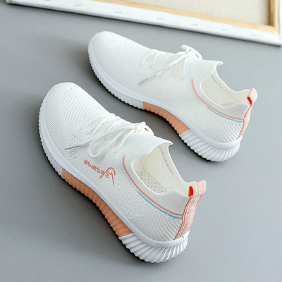 Καλοκαιρινά πάνινα παπούτσια με κορδόνια για γυναίκες