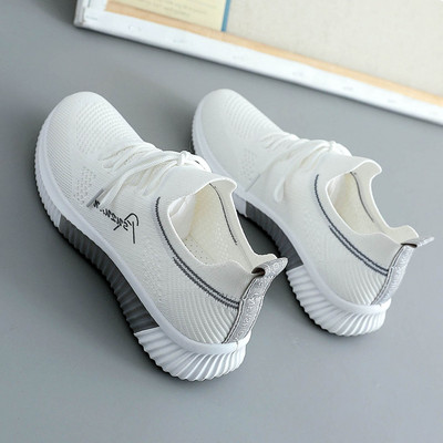 Καλοκαιρινά πάνινα παπούτσια με κορδόνια για γυναίκες