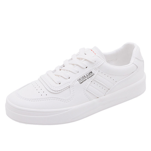 Γυναικεία αθλητικά παπούτσια με επίπεδη σόλα και κορδόνια