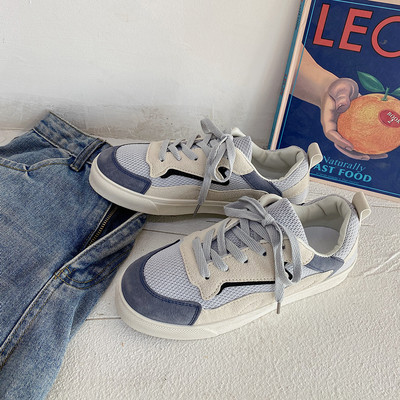 Casual γυναικεία αθλητικά παπούτσια με κορδόνια και πλέγμα