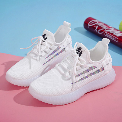 Ανοιξιάτικα γυναικεία αθλητικά αναπνεύσιμα παπούτσια με κορδόνια