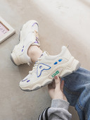 Γυναικεία casual αθλητικά παπούτσια με τραχιά σόλα