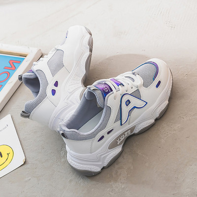 Γυναικεία casual αθλητικά παπούτσια με τραχιά σόλα