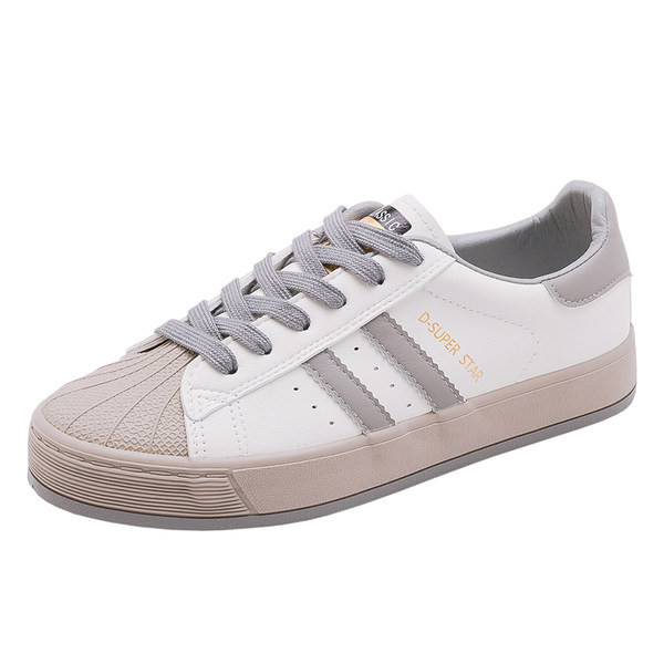 Sieviešu modernas kedas ar plakanu zoli un šņorēm trīs krāsās