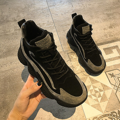 Adidași casual de primăvară de damă cu inscripție și șireturi