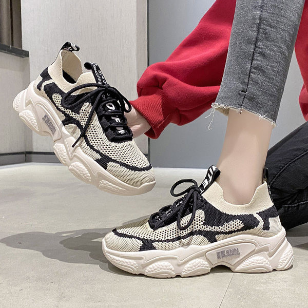 Γυναικεία υφασμάτινα αθλητικά παπούτσια - τύπου κάλτσας