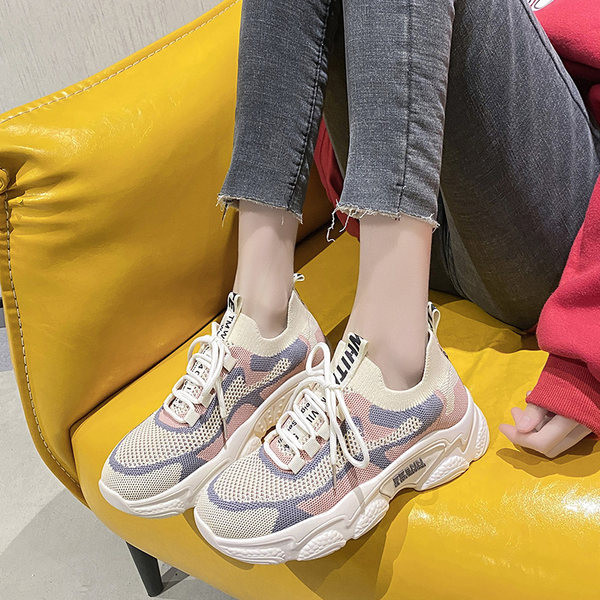 Γυναικεία υφασμάτινα αθλητικά παπούτσια - τύπου κάλτσας