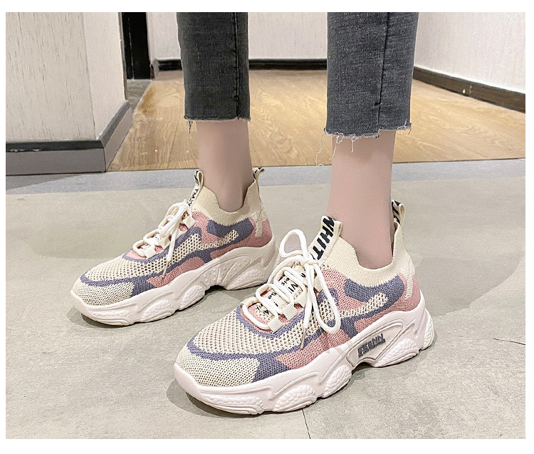 Γυναικεία υφασμάτινα αθλητικά παπούτσια - τύπου κάλτσας