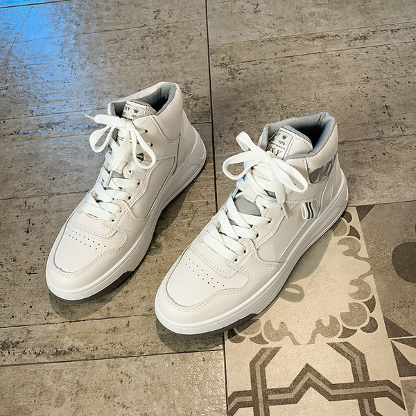 Νέο μοντέλο γυναικεία αθλητικάν παπούτσια από δέρμα faux με κορδόνια