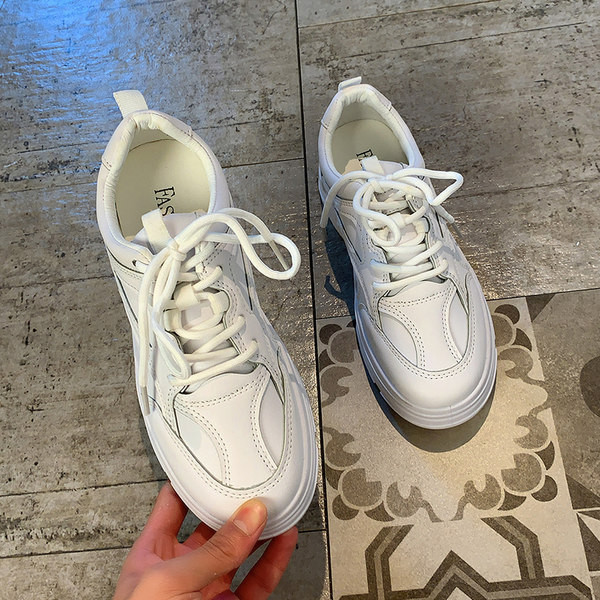 Νέο μοντέλο αθλητικά έκο δερμάτινα παπούτσια με κορδόνια